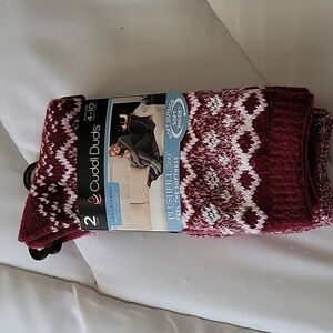 BRAND NEW Cuddl Duds 2 pair of socks